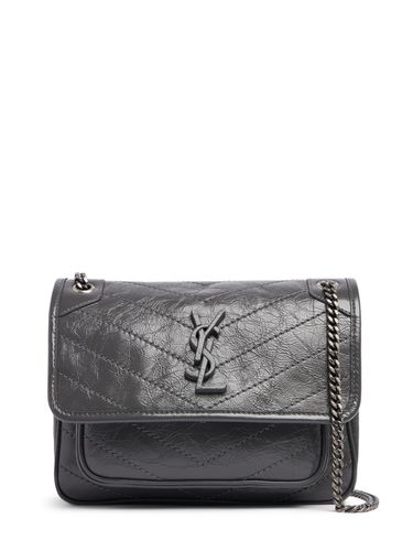 Baby Niki Vintage Leather Shoulder Bag - SAINT LAURENT - Modalova