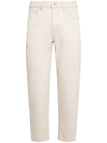 Jeans Tapered Fit In Denim Di Cotone - AMI PARIS - Modalova