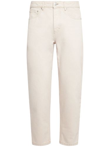 Tapered Cotton Denim Jeans - AMI PARIS - Modalova