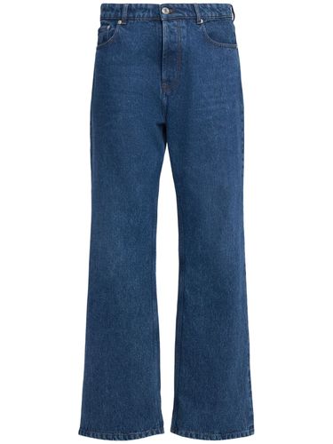 Oversized Cotton Denim Jeans - AMI PARIS - Modalova