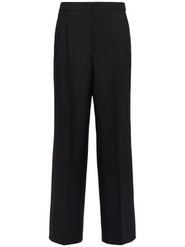 Oversized Wool Gabardine Pants - AMI PARIS - Modalova