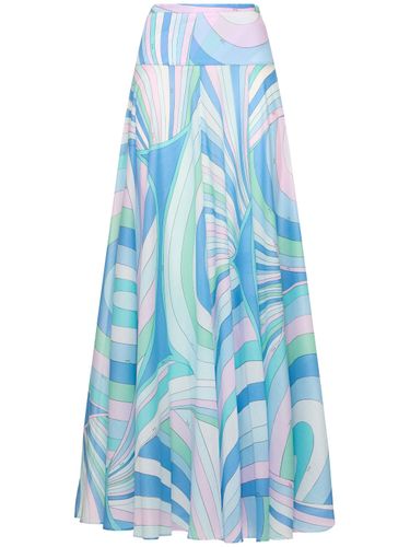 Printed Cotton Muslin Maxi Skirt - PUCCI - Modalova