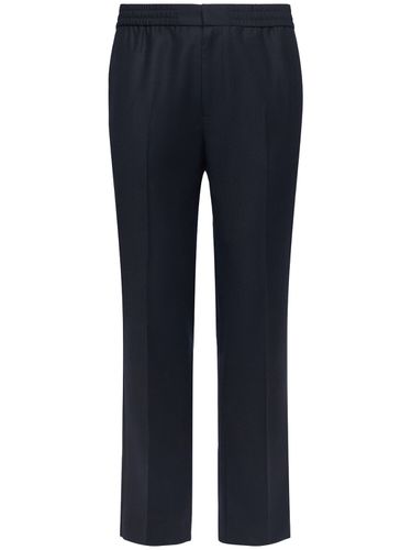 Light Flannel Wool Pants - AMI PARIS - Modalova