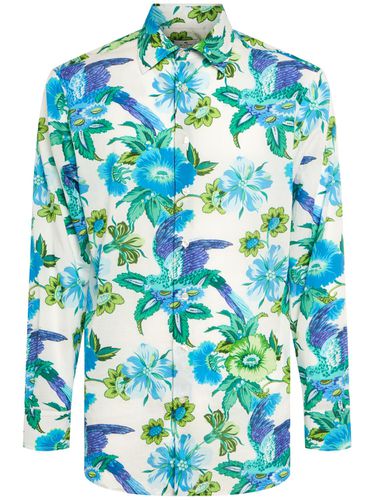 Floral Cotton Long Sleeve Shirt - ETRO - Modalova