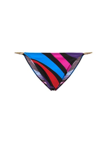 Printed Lycra Bikini Bottoms - PUCCI - Modalova