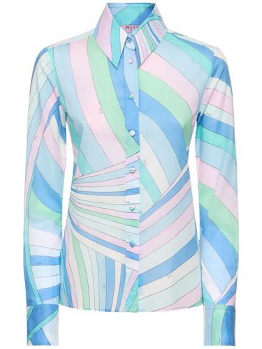 Printed Cotton Muslin Shirt - PUCCI - Modalova