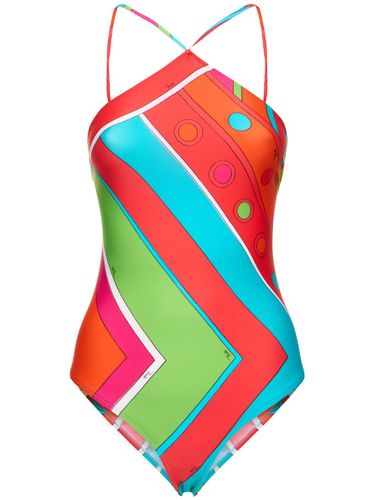 Shiny Lycra One Piece Swimsuit - PUCCI - Modalova