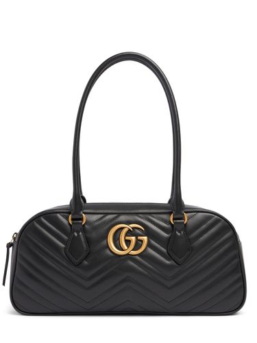 Gg Marmont Leather Top Handle Bag - GUCCI - Modalova