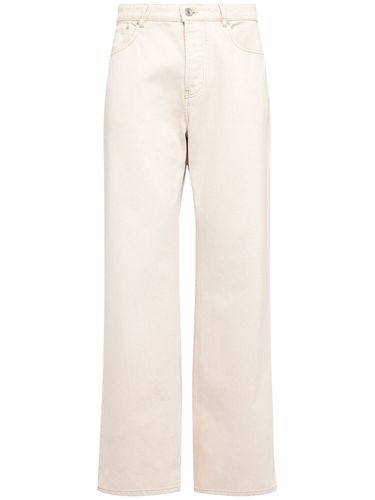 Oversized Cotton Denim Jeans - AMI PARIS - Modalova