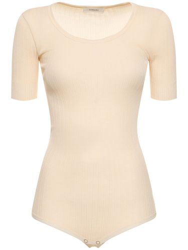 Viscose & Silk Ribbed Bodysuit - LEMAIRE - Modalova