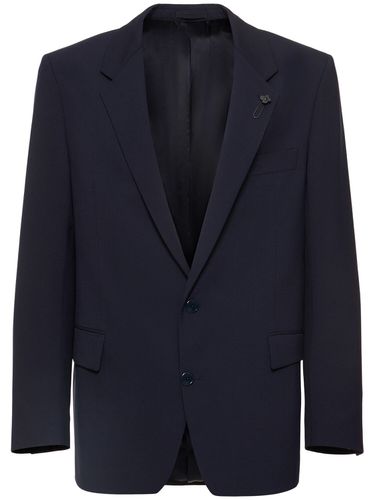 Miami Wool Blend Single Breast Blazer - LARDINI - Modalova