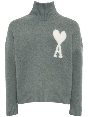 Adc Alpaca Blend Turtleneck - AMI PARIS - Modalova