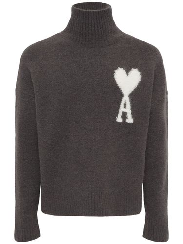 Adc Alpaca Blend Turtleneck - AMI PARIS - Modalova