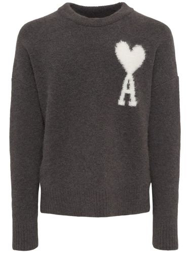 Adc Alpaca Blend Crewneck Sweater - AMI PARIS - Modalova