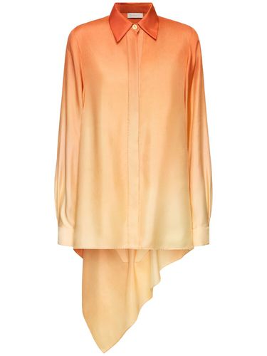 Tranquility Faded Asymmetric Silk Shirt - ZIMMERMANN - Modalova