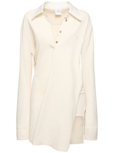 Twist Cotton Polo Dress - COURREGES - Modalova