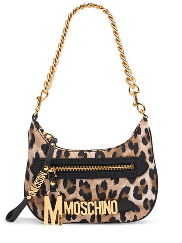 Multi-pocket Canvas Shoulder Bag - MOSCHINO - Modalova