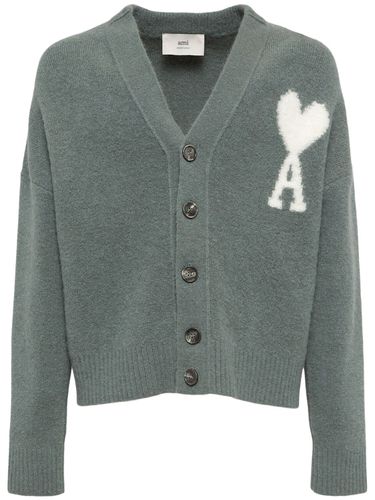 Adc Alpaca Blend Cardigan - AMI PARIS - Modalova