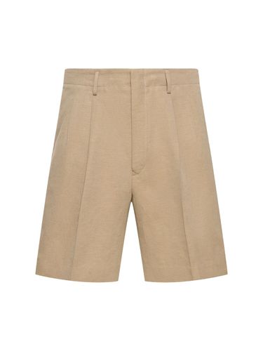 Joetsu Cotton & Linen Bermuda Shorts - LORO PIANA - Modalova