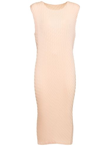 Pleated Sleeveless Midi Dress - ISSEY MIYAKE - Modalova