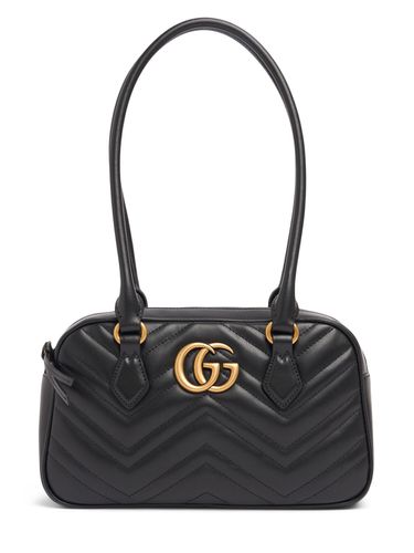 Bolso Pequeño Gg Marmont De Piel Con Asa - GUCCI - Modalova