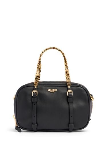 Mini Lettering Napa Top Handle Bag - MOSCHINO - Modalova