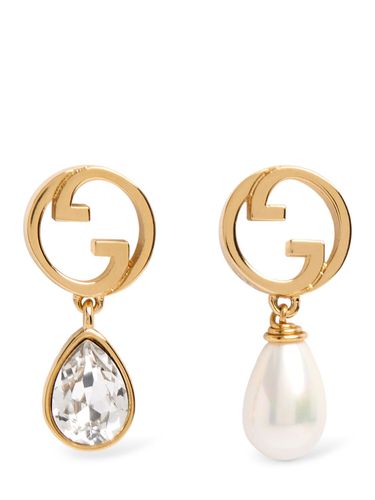 Blondie Brass Mismatched Earrings - GUCCI - Modalova