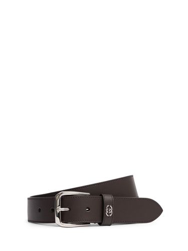 Cm Squared Buckle Leather Belt - GUCCI - Modalova