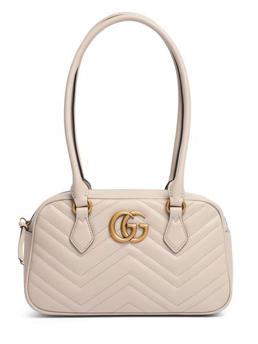 Bolso Pequeño Gg Marmont De Piel Con Asa - GUCCI - Modalova