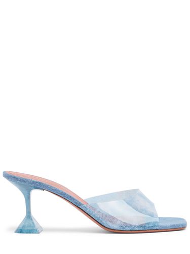 Mm Lupita Denim & Pvc Mules - AMINA MUADDI - Modalova