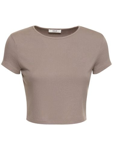 Savannah Modal Blend Jersey T-shirt - AGOLDE - Modalova