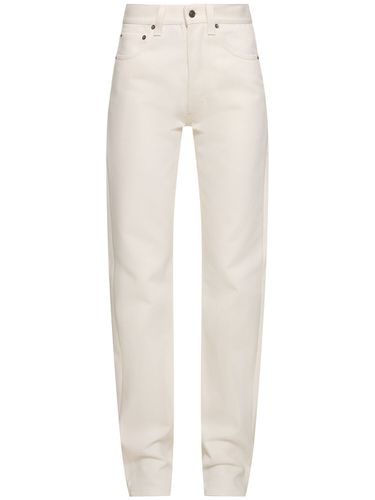 Sade High Waist Denim Straight Jeans - LORO PIANA - Modalova