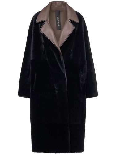 Reversible Shearling Coat - BLANCHA - Modalova