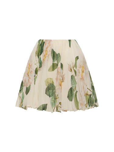 Georgette Mini Skirt - GIAMBATTISTA VALLI - Modalova