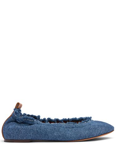 Mm Denim Ballerinas - LANVIN - Modalova