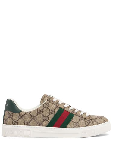 Mm Ace Canvas Trainer Sneakers - GUCCI - Modalova