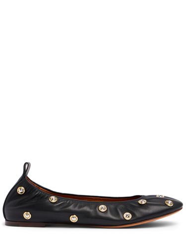 Mm Studded Leather Ballerinas - LANVIN - Modalova