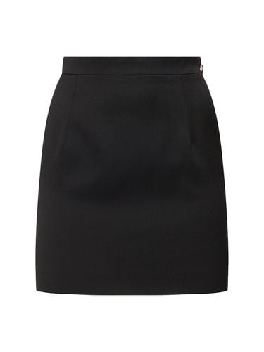 Light Wool High Waist Mini Skirt - ALESSANDRA RICH - Modalova