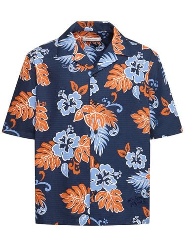 Resort Printed Cotton Shirt - MAISON KITSUNÉ - Modalova