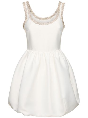 Embellished Taffeta Mini Dress - SELF-PORTRAIT - Modalova