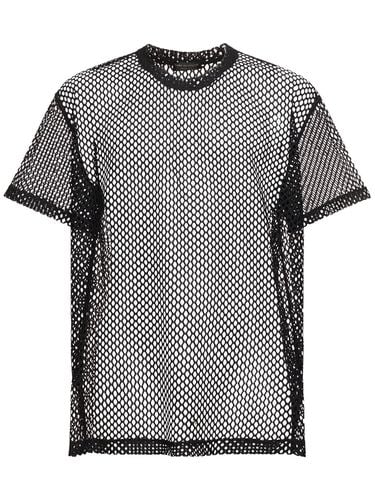 Camiseta De Malla - COMME DES GARÇONS HOMME PLUS - Modalova