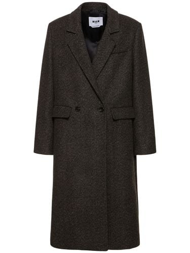 Salt & Pepper Coat - MSGM - Modalova