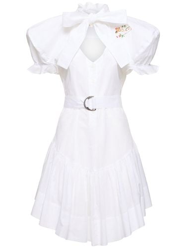 Football Heart Mini Cotton Shirt Dress - VIVIENNE WESTWOOD - Modalova