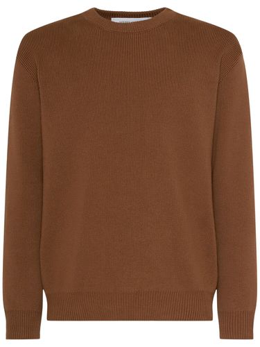 Journey Cotton Crewneck Sweater - GOLDEN GOOSE - Modalova