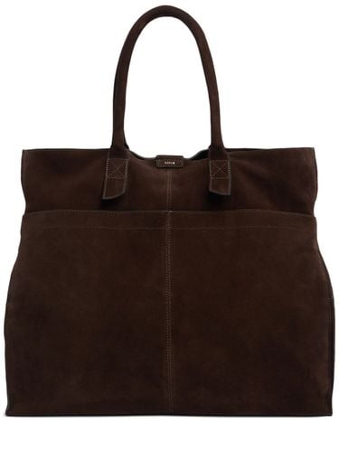 Blaine Suede Tote Bag - SOEUR - Modalova