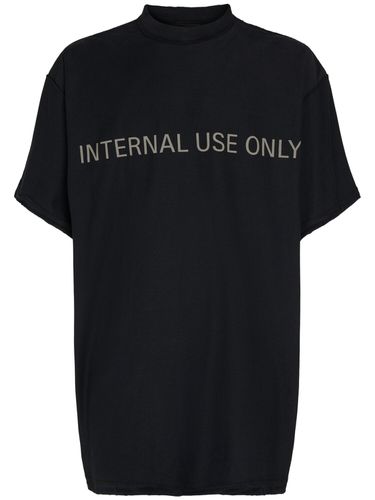 Inside Out Cotton T-shirt - BALENCIAGA - Modalova