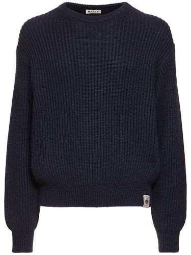 Alpaca & Silk Crewneck Sweater - BALLY - Modalova