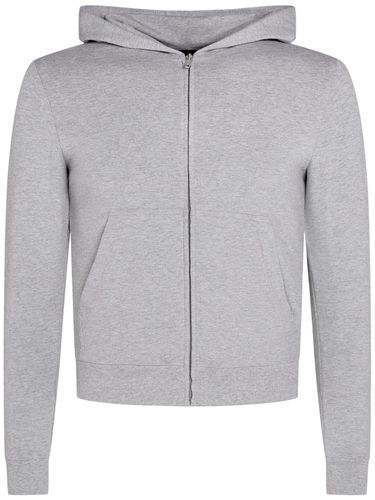 Logo Stretch Cotton Hoodie - BALENCIAGA - Modalova