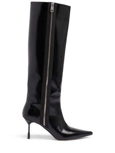 Botas Altas De Piel 75mm - MSGM - Modalova