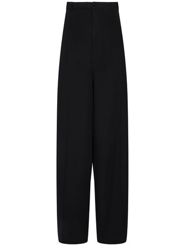 Large Fluid Poplin Cotton Pants - BALENCIAGA - Modalova